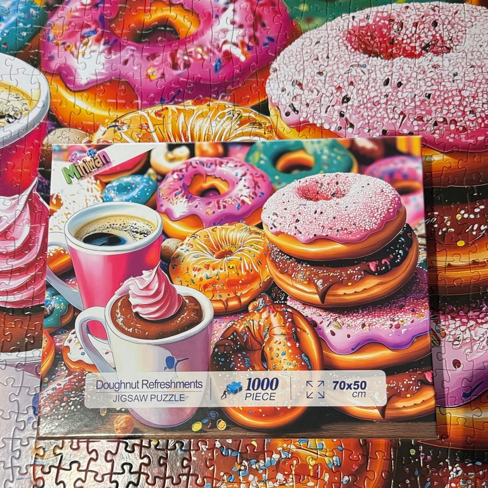 Vibrant Doughnut Jigsaw Puzzle - 1000 Piece